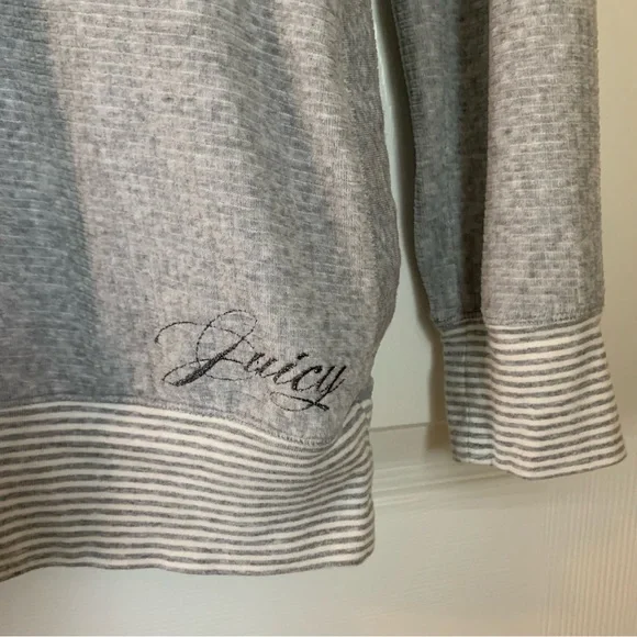 Juicy Couture Long Sleeve Fleece Cotton Sleep Shirt, size M - Picture 6 of 8